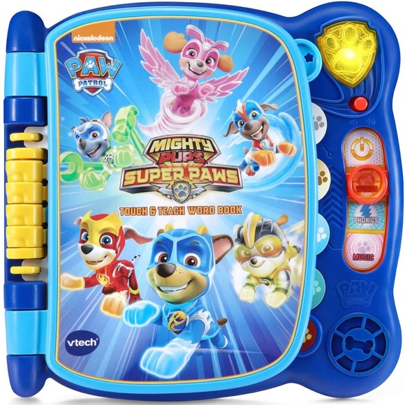 VTech Paw Patrol Mighty Pups Touch Word Book - Picture 1 of 8